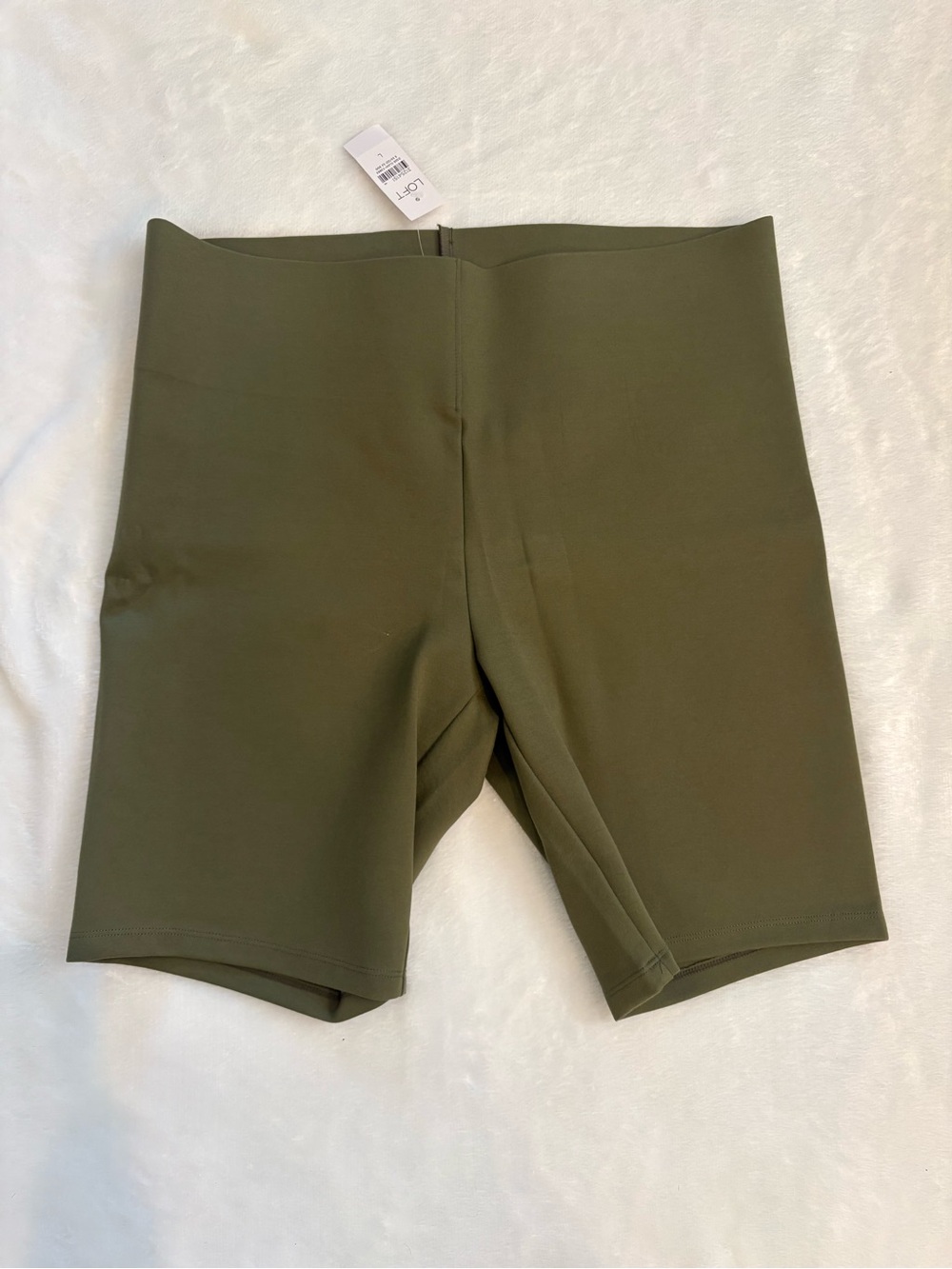 LOFT Olive Green Bike Shorts